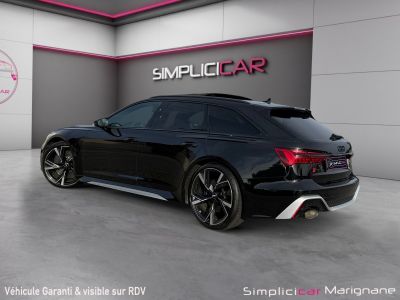 Audi RS6 C8 AVANT 25 RS ANNIVERSAIRE 600 CH 4,0 V8 TFSI * FRANCAISE * CERAMIQUES *SUIVI * TOIT OUVRANT* BO * CAM 360 * VOLANT %2B SIÈGES CHAUF   - 7