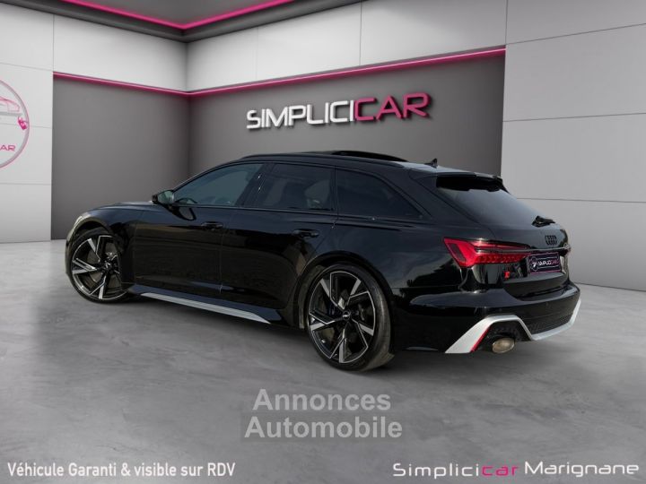 Audi RS6 C8 AVANT 25 RS ANNIVERSAIRE 600 CH 4,0 V8 TFSI * FRANCAISE * CERAMIQUES *SUIVI * TOIT OUVRANT* BO * CAM 360 * VOLANT %2B SIÈGES CHAUF - 7