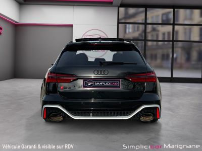 Audi RS6 C8 AVANT 25 RS ANNIVERSAIRE 600 CH 4,0 V8 TFSI * FRANCAISE * CERAMIQUES *SUIVI * TOIT OUVRANT* BO * CAM 360 * VOLANT %2B SIÈGES CHAUF   - 8