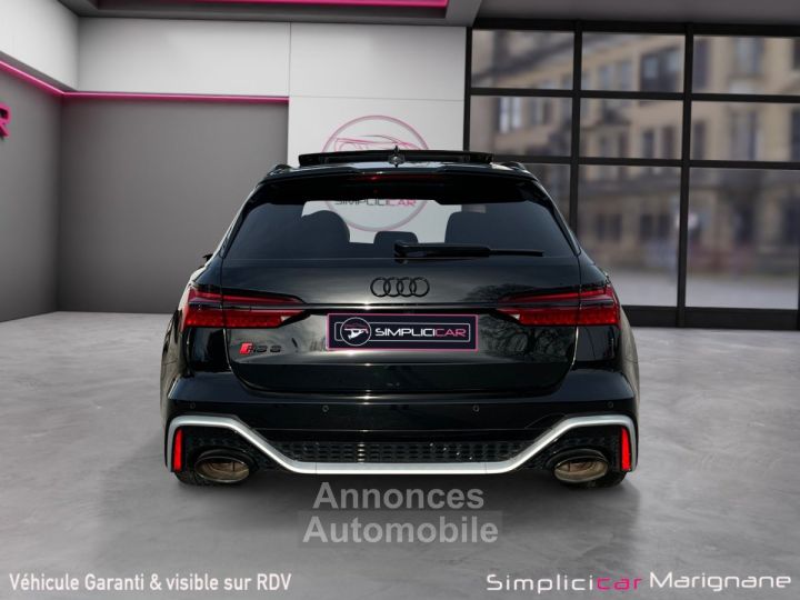 Audi RS6 C8 AVANT 25 RS ANNIVERSAIRE 600 CH 4,0 V8 TFSI * FRANCAISE * CERAMIQUES *SUIVI * TOIT OUVRANT* BO * CAM 360 * VOLANT %2B SIÈGES CHAUF - 8