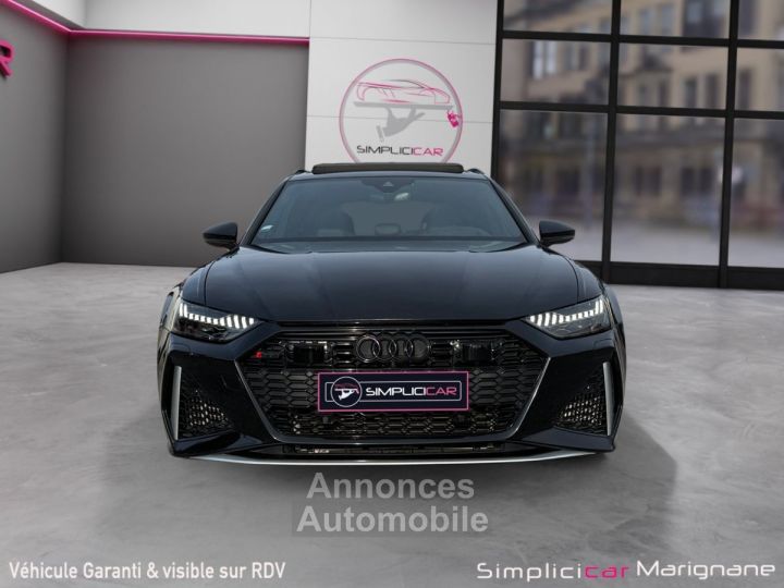 Audi RS6 C8 AVANT 25 RS ANNIVERSAIRE 600 CH 4,0 V8 TFSI * FRANCAISE * CERAMIQUES *SUIVI * TOIT OUVRANT* BO * CAM 360 * VOLANT %2B SIÈGES CHAUF - 9