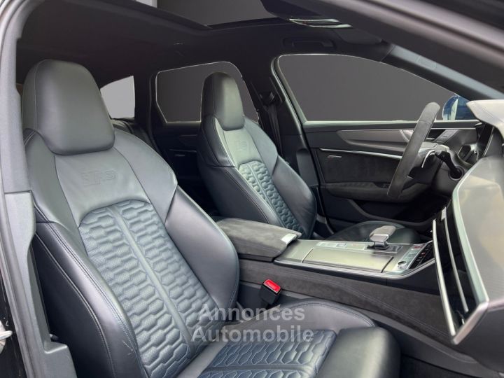 Audi RS6 C8 AVANT 25 RS ANNIVERSAIRE 600 CH 4,0 V8 TFSI * FRANCAISE * CERAMIQUES *SUIVI * TOIT OUVRANT* BO * CAM 360 * VOLANT %2B SIÈGES CHAUF - 10