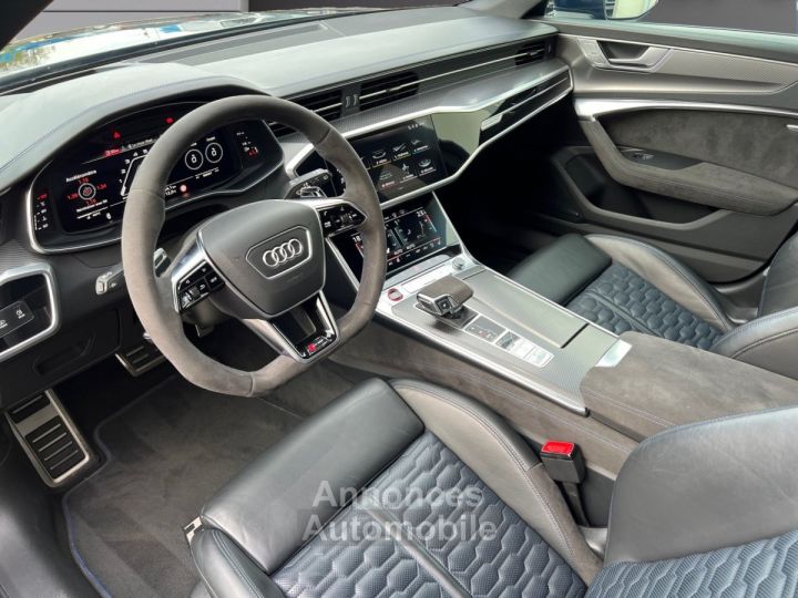 Audi RS6 C8 AVANT 25 RS ANNIVERSAIRE 600 CH 4,0 V8 TFSI * FRANCAISE * CERAMIQUES *SUIVI * TOIT OUVRANT* BO * CAM 360 * VOLANT %2B SIÈGES CHAUF - 12