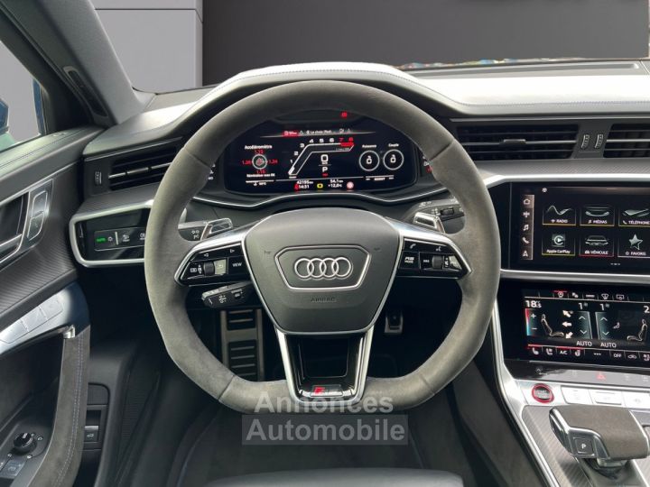 Audi RS6 C8 AVANT 25 RS ANNIVERSAIRE 600 CH 4,0 V8 TFSI * FRANCAISE * CERAMIQUES *SUIVI * TOIT OUVRANT* BO * CAM 360 * VOLANT %2B SIÈGES CHAUF - 13