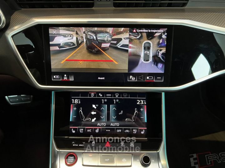 Audi RS6 C8 AVANT 25 RS ANNIVERSAIRE 600 CH 4,0 V8 TFSI * FRANCAISE * CERAMIQUES *SUIVI * TOIT OUVRANT* BO * CAM 360 * VOLANT %2B SIÈGES CHAUF - 16