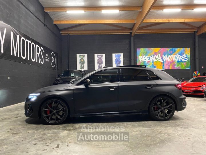 Audi RS3 Sportback 25 TFSI 400 CH Noir Mat Eco Malus payé 2022 - 2