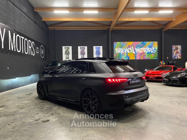 Audi RS3 Sportback 25 TFSI 400 CH Noir Mat Eco Malus payé 2022 - 3