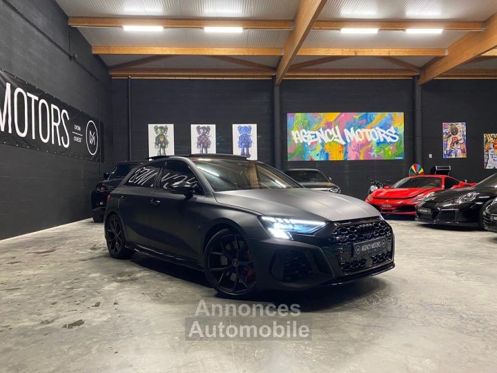 Audi RS3 Sportback 25 TFSI 400 CH Noir Mat Eco Malus payé 2022 - 4