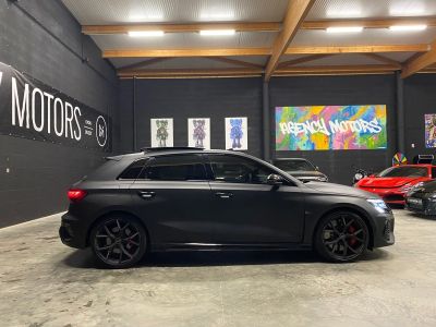 Audi RS3 Sportback 25 TFSI 400 CH Noir Mat Eco Malus payé 2022   - 5