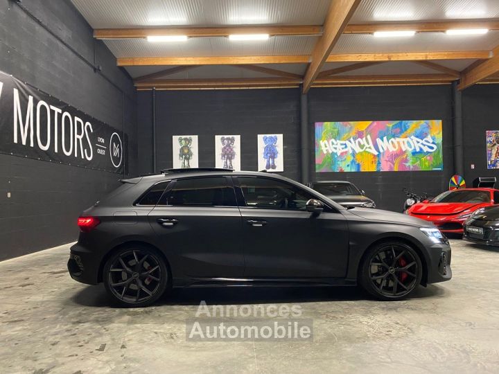 Audi RS3 Sportback 25 TFSI 400 CH Noir Mat Eco Malus payé 2022 - 5