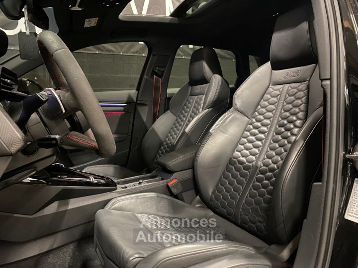 Audi RS3 Sportback 25 TFSI 400 CH Noir Mat Eco Malus payé 2022 - 9