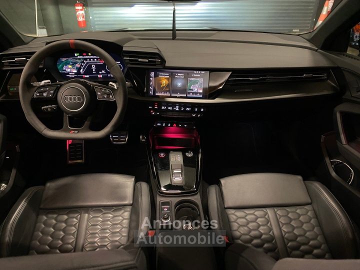 Audi RS3 Sportback 25 TFSI 400 CH Noir Mat Eco Malus payé 2022 - 11