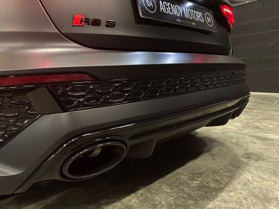 Audi RS3 Sportback 25 TFSI 400 CH Noir Mat Eco Malus payé 2022   - 17