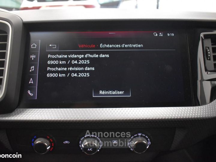 Audi A1 Sportback 25 TFSI 95ch KEYLESS CARPLAY ORIGINE ET GARANTIE - 13