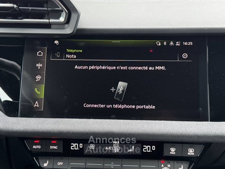 Audi A3 BERLINE Berline 35 TFSI Mild Hybrid 150 S tronic 7 S line - 16