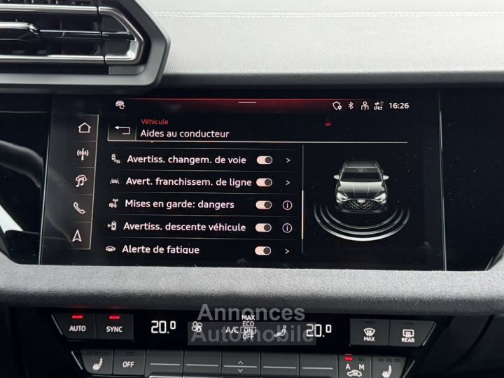 Audi A3 BERLINE Berline 35 TFSI Mild Hybrid 150 S tronic 7 S line - 22