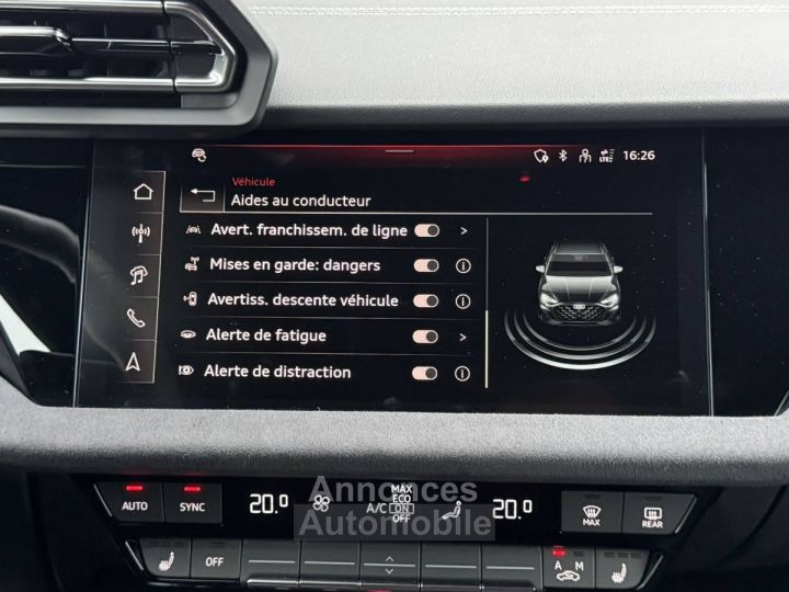 Audi A3 BERLINE Berline 35 TFSI Mild Hybrid 150 S tronic 7 S line - 23