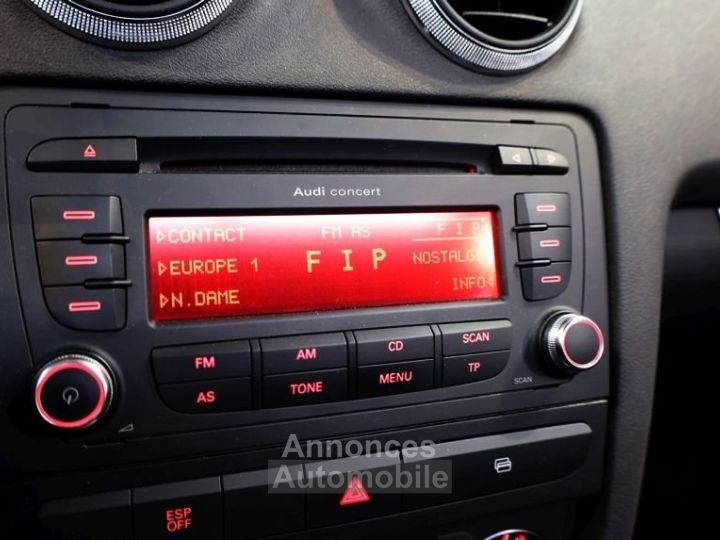 Audi A3 CABRIOLET 19 TDI 105CH DPF AMBITION - 16