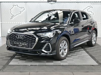 Audi Q3 Sportback NEW HYBRID 45TFSI e 245 S LINE 1° MAIN FRANCAIS TVA RECUPERABLE GPS 16-9 XENON CAMERA DE RECUL VOLANT MEPLAT HAYON ELECTRIQUE CHARGEUR INDUCTION JA18   - 1