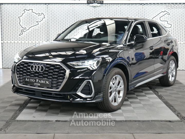 Audi Q3 Sportback NEW HYBRID 45TFSI e 245 S LINE 1° MAIN FRANCAIS TVA RECUPERABLE GPS 16-9 XENON CAMERA DE RECUL VOLANT MEPLAT HAYON ELECTRIQUE CHARGEUR INDUCTION JA18 - 1