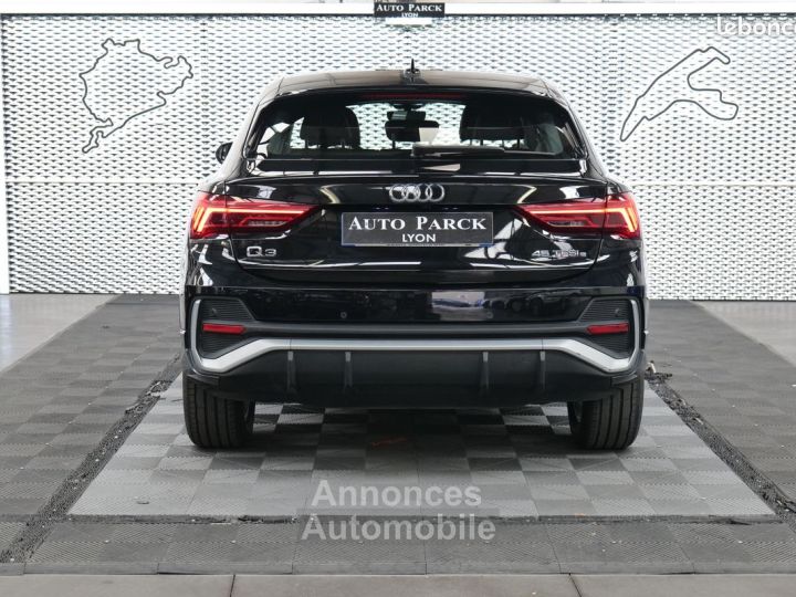 Audi Q3 Sportback NEW HYBRID 45TFSI e 245 S LINE 1° MAIN FRANCAIS TVA RECUPERABLE GPS 16-9 XENON CAMERA DE RECUL VOLANT MEPLAT HAYON ELECTRIQUE CHARGEUR INDUCTION JA18 - 5