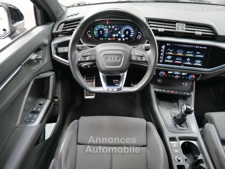 Audi Q3 Sportback NEW HYBRID 45TFSI e 245 S LINE 1° MAIN FRANCAIS TVA RECUPERABLE GPS 16-9 XENON CAMERA DE RECUL VOLANT MEPLAT HAYON ELECTRIQUE CHARGEUR INDUCTION JA18 - 6