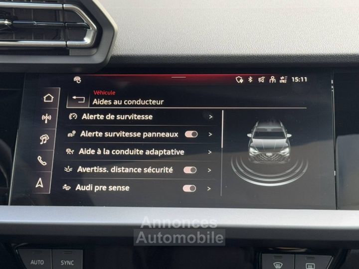 Audi A3 Sportback 40 TFSI e Hybride rechargeable 204 S tronic 6 S line - 16
