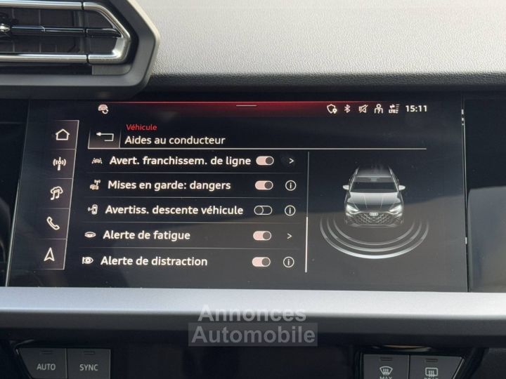 Audi A3 Sportback 40 TFSI e Hybride rechargeable 204 S tronic 6 S line - 17