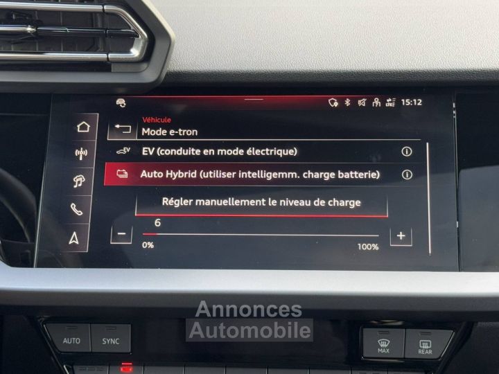 Audi A3 Sportback 40 TFSI e Hybride rechargeable 204 S tronic 6 S line - 21