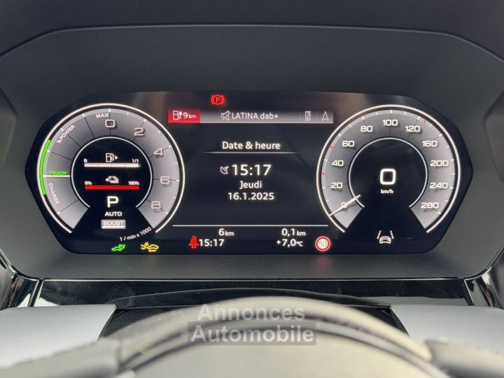 Audi A3 Sportback 40 TFSI e Hybride rechargeable 204 S tronic 6 S line - 37