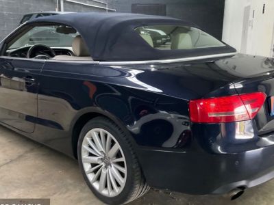 Audi A5 Cabriolet 20 TFSI multitronic 211ch bleue marine capote bleue   - 1
