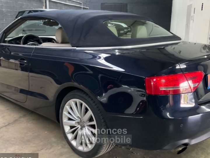 Audi A5 Cabriolet 20 TFSI multitronic 211ch bleue marine capote bleue - 1