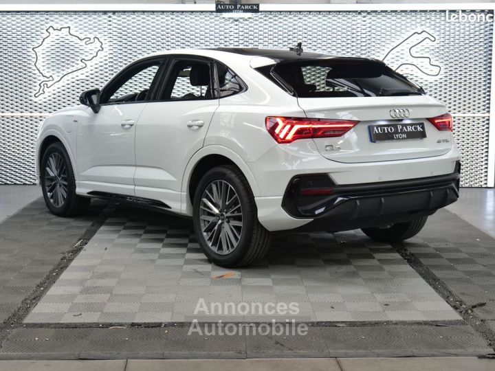 Audi Q3 Sportback NEW HYBRID 45TFSI e 245 S LINE 1° MAIN FRANCAIS TVA RECUPERABLE GPS 16-9 XENON CAMERA DE RECUL VOLANT MEPLAT HAYON ELECTRIQUE PACK BLACK JA19 ECLAIRAG - 4