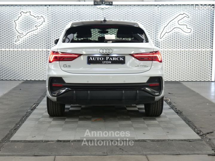 Audi Q3 Sportback NEW HYBRID 45TFSI e 245 S LINE 1° MAIN FRANCAIS TVA RECUPERABLE GPS 16-9 XENON CAMERA DE RECUL VOLANT MEPLAT HAYON ELECTRIQUE PACK BLACK JA19 ECLAIRAG - 5