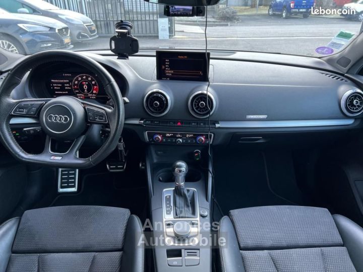 Audi S3 SPORTBACK 20 TFSI 310CH BLACK EDITION QUATTRO S-TRONIC ORIGINE FRANCE %2B APPLE CARPLAY - 15