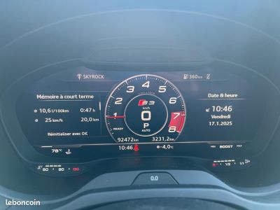 Audi S3 SPORTBACK 20 TFSI 310CH BLACK EDITION QUATTRO S-TRONIC ORIGINE FRANCE %2B APPLE CARPLAY   - 18