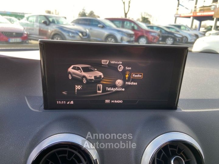 Audi Q2 30 TFSI 110 BV6 S LINE Ext GPS Caméra JA 18" - 22