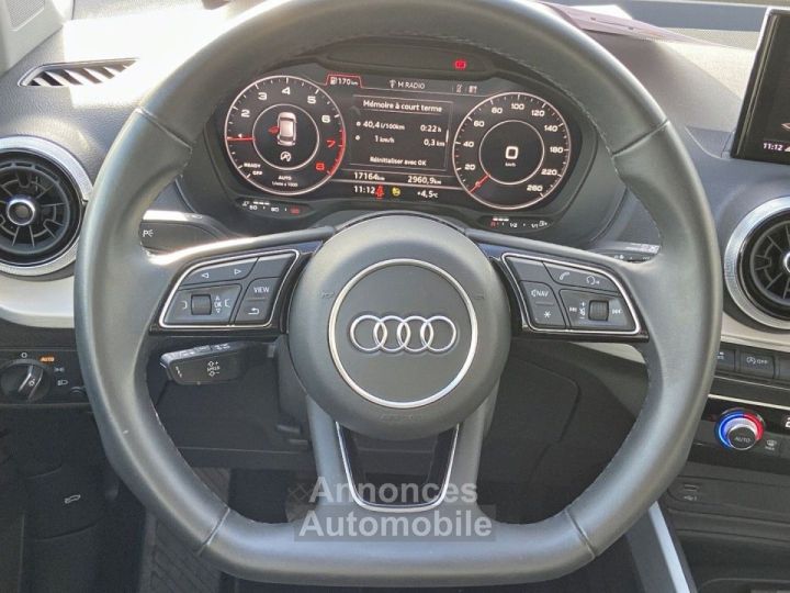 Audi Q2 30 TFSI 110 BV6 S LINE Ext GPS Caméra JA 18" - 25