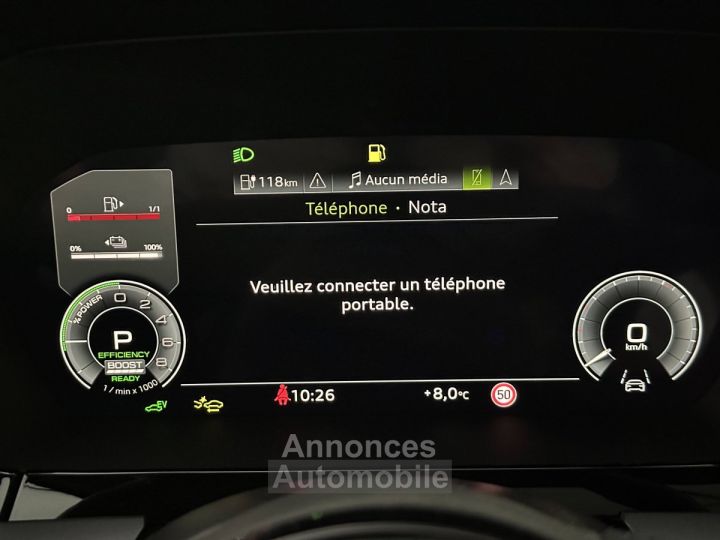 Audi A3 Sportback 40 TFSI e Hybride rechargeable 204 S tronic 6 S line - 23