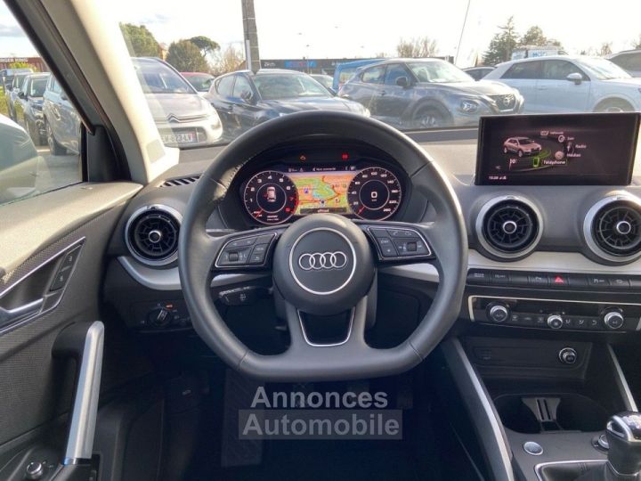 Audi Q2 30 TFSI 110 BV6 S LINE Ext GPS Caméra JA 18" - 24