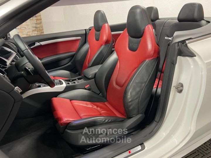 Audi S5 Cabriolet Quattro 30 V6 TFSI 333ch S-tronic - 98000km - Capote Bordeaux - Options %2B%2B%2B - 11