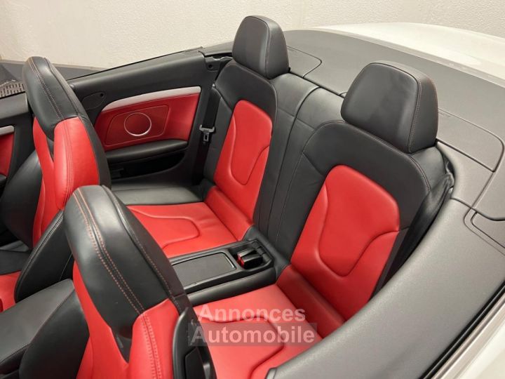 Audi S5 Cabriolet Quattro 30 V6 TFSI 333ch S-tronic - 98000km - Capote Bordeaux - Options %2B%2B%2B - 25