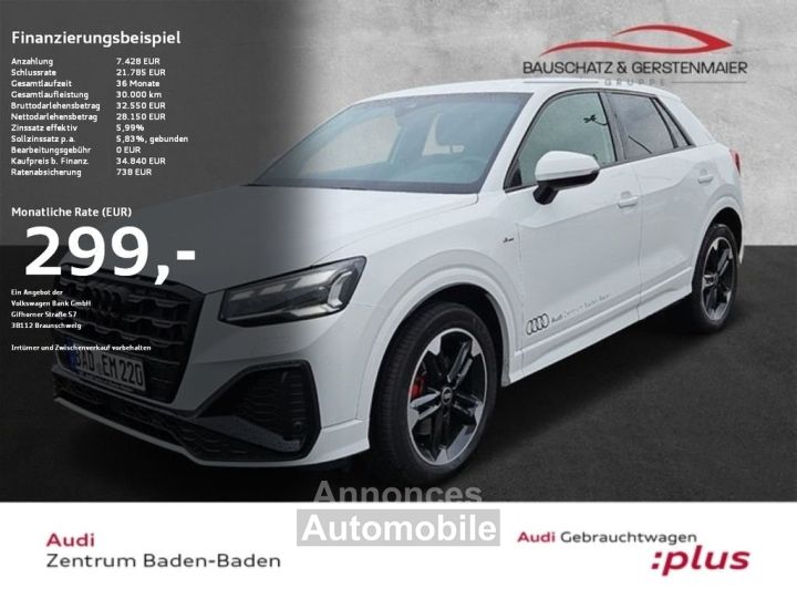 Audi Q2 35 TDI S line Matrix Fahren Parken - 1
