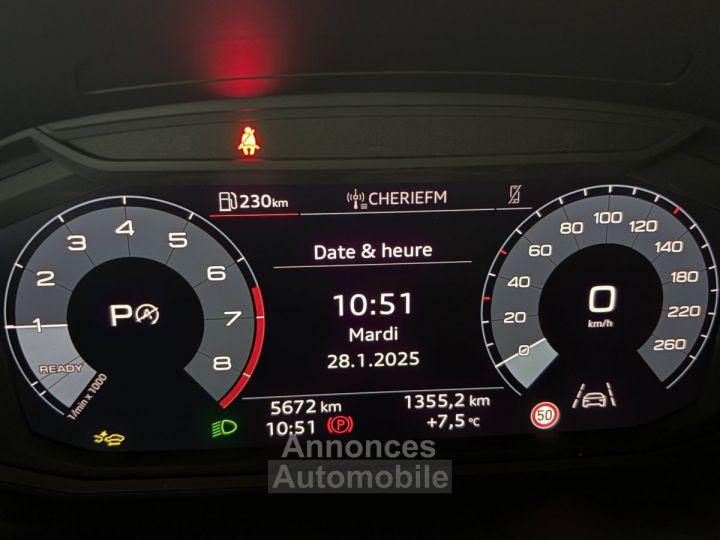 Audi A1 Sportback 25 TFSI 95 ch S tronic 7 Advanced - 23