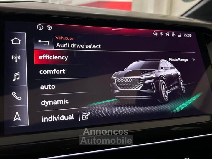 Audi Q4 E-Tron SPORTBACK Sportback 40 204 ch 82 kWh S line - 25