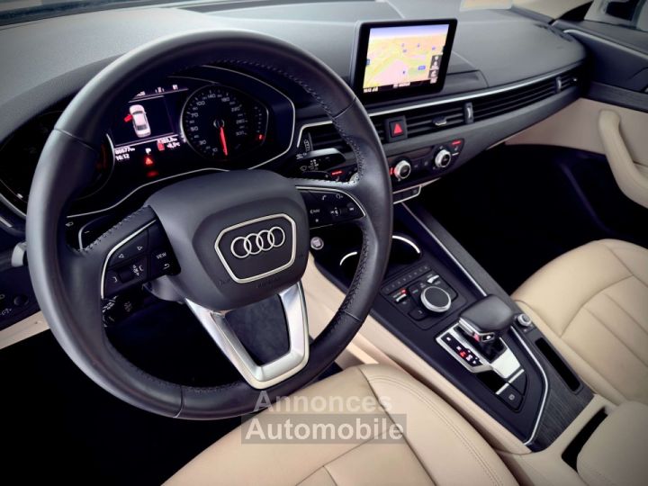 Audi A4 20 TDi 1ERPRO JANTES 18&#039; GPS CUIR CAMERA PDC TVA - 12