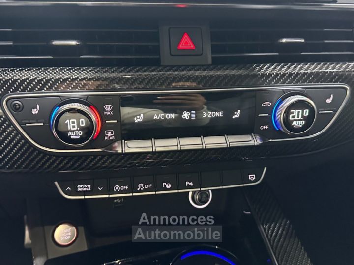 Audi RS5 SPORTBACK Phase 2 450 ch V6 29 TFSi Quattro Céramique ~ Pack Carbone complet ~ Bang Olufsen ~ Matri - 21