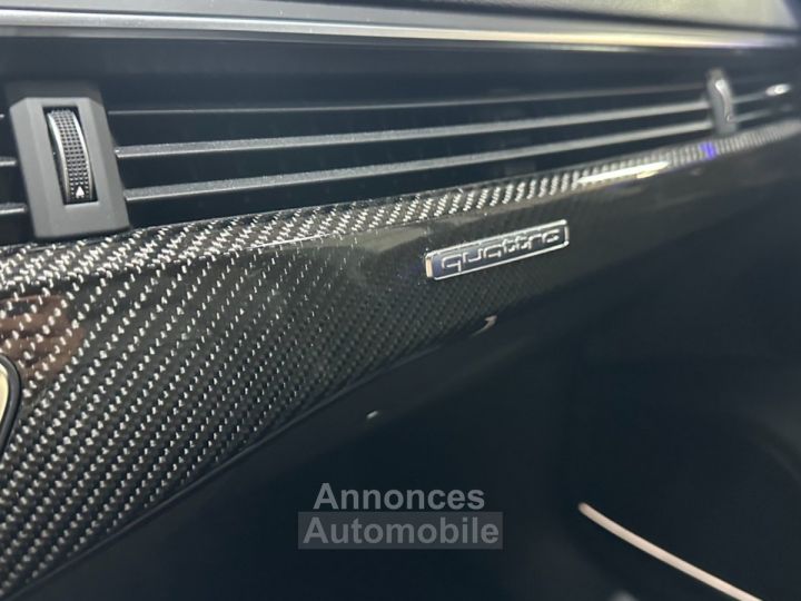 Audi RS5 SPORTBACK Phase 2 450 ch V6 29 TFSi Quattro Céramique ~ Pack Carbone complet ~ Bang Olufsen ~ Matri - 27