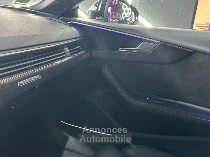 Audi RS5 SPORTBACK Phase 2 450 ch V6 29 TFSi Quattro Céramique ~ Pack Carbone complet ~ Bang Olufsen ~ Matri - 30