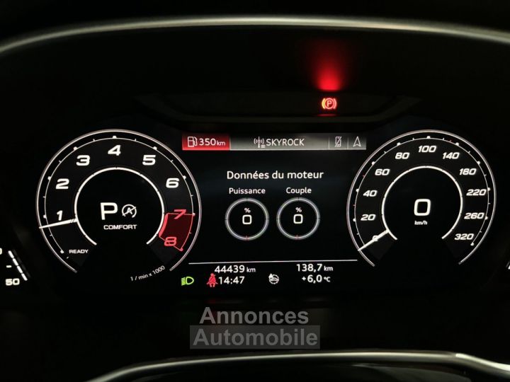 Audi RS Q3 sportback 25 tfsi 400 ch s tronic 7 exclusive toit ouvrant freins carbone ceramiques - 17